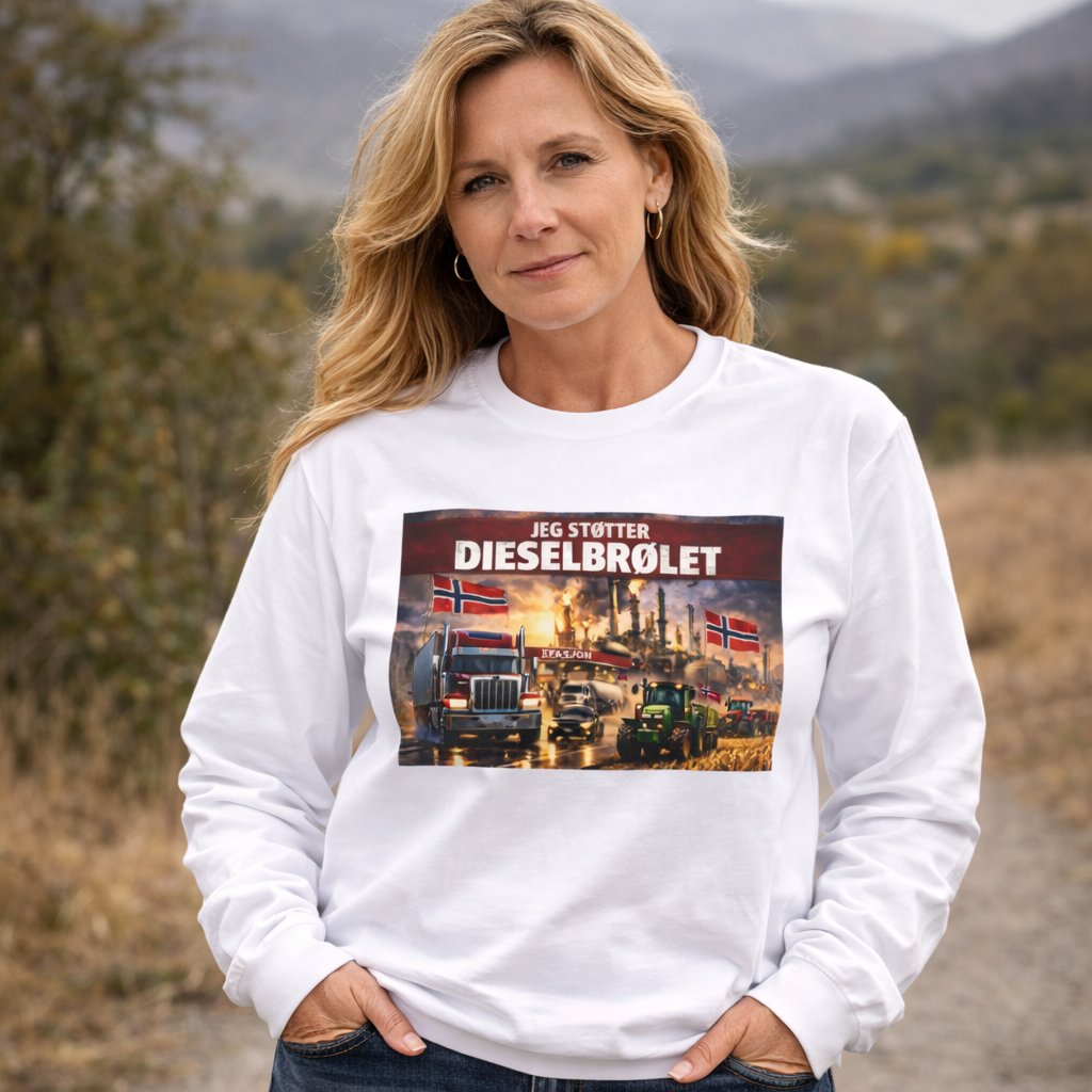 Collegegenser DIESELBRØLET stor logo unisex