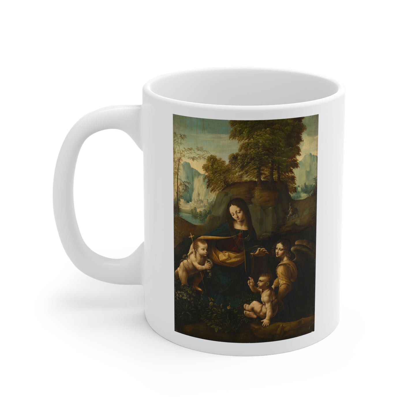 Kaffekopp MADONNA I GROTTEN Leonardo da Vinci