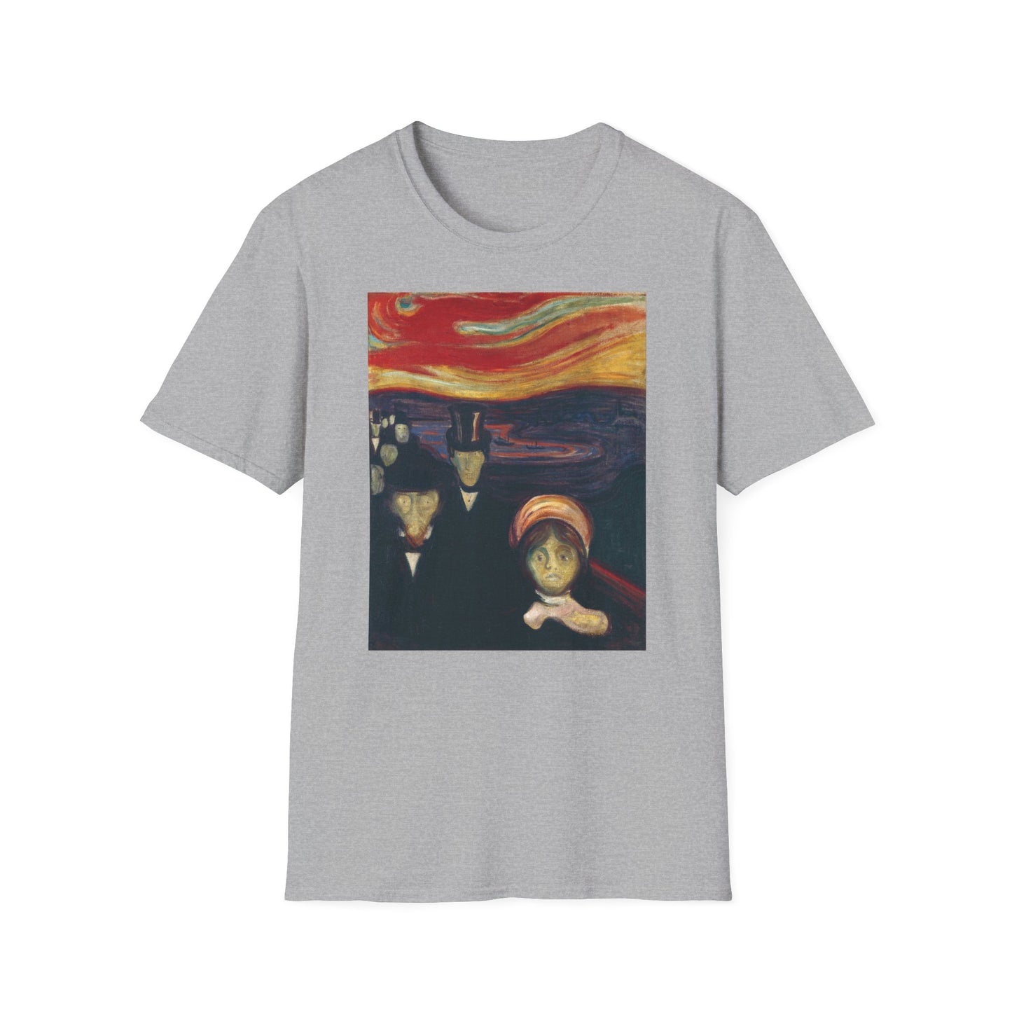T-skjorte ANGST Edvard Munch