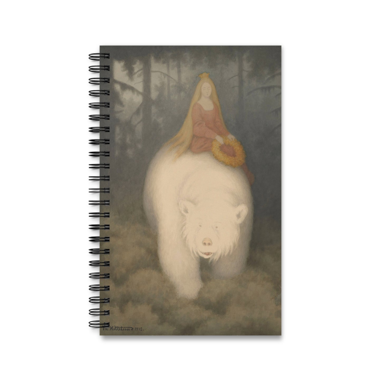 Notatbok KVITEBJØRN KONG VALEMON Theodor Kittelsen