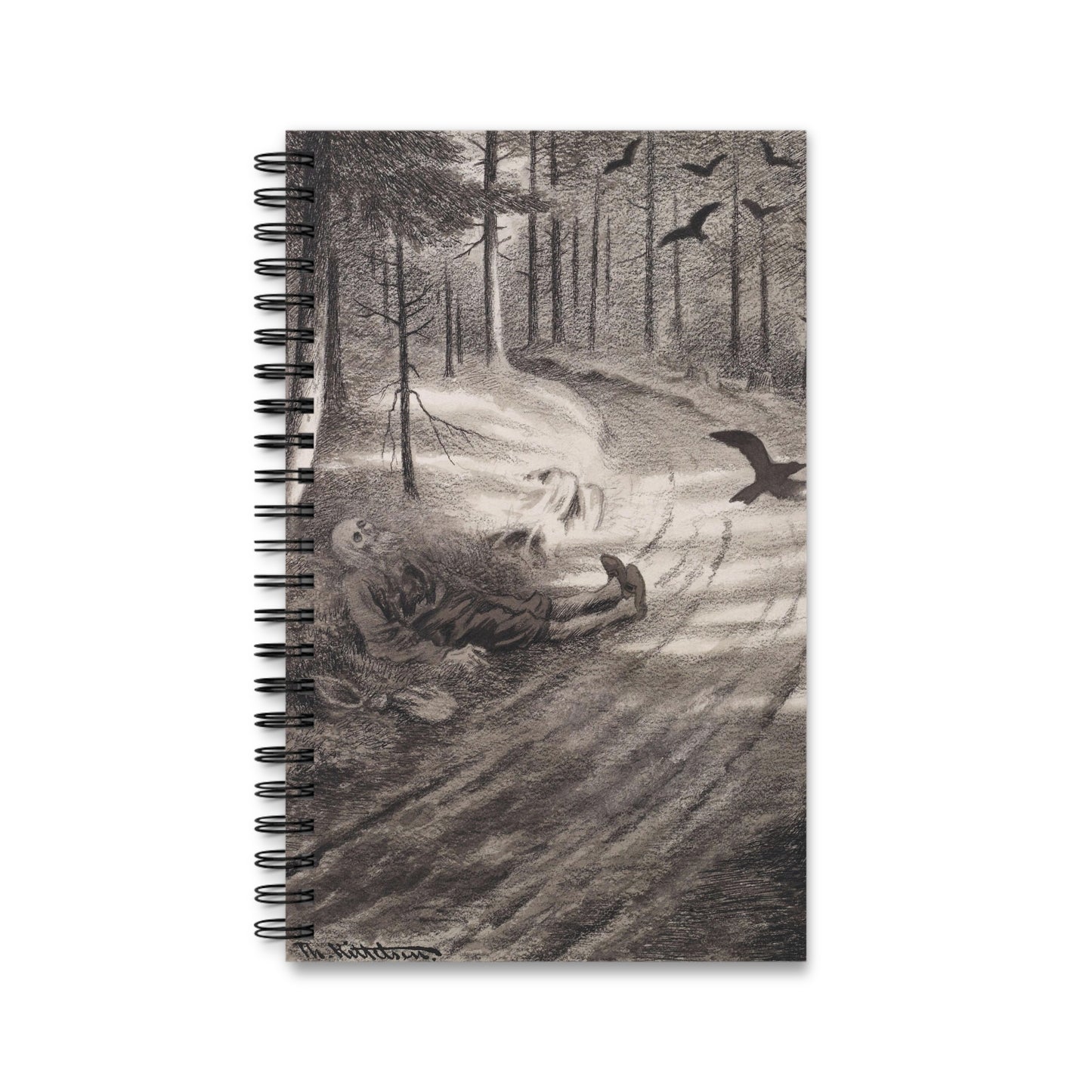 Notatbok FATTIGMANNEN Theodor Kittelsen