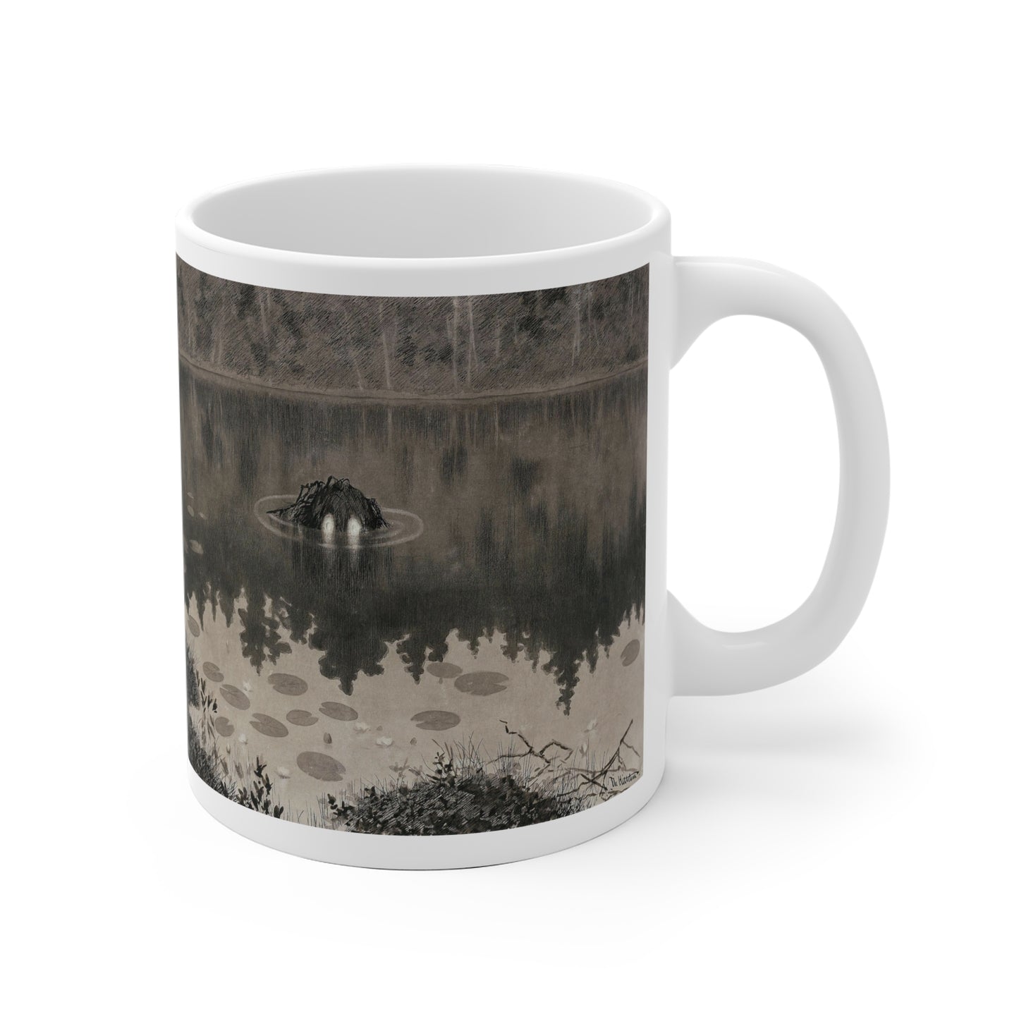 Kaffekopp NØKKEN Theodor Kittelsen