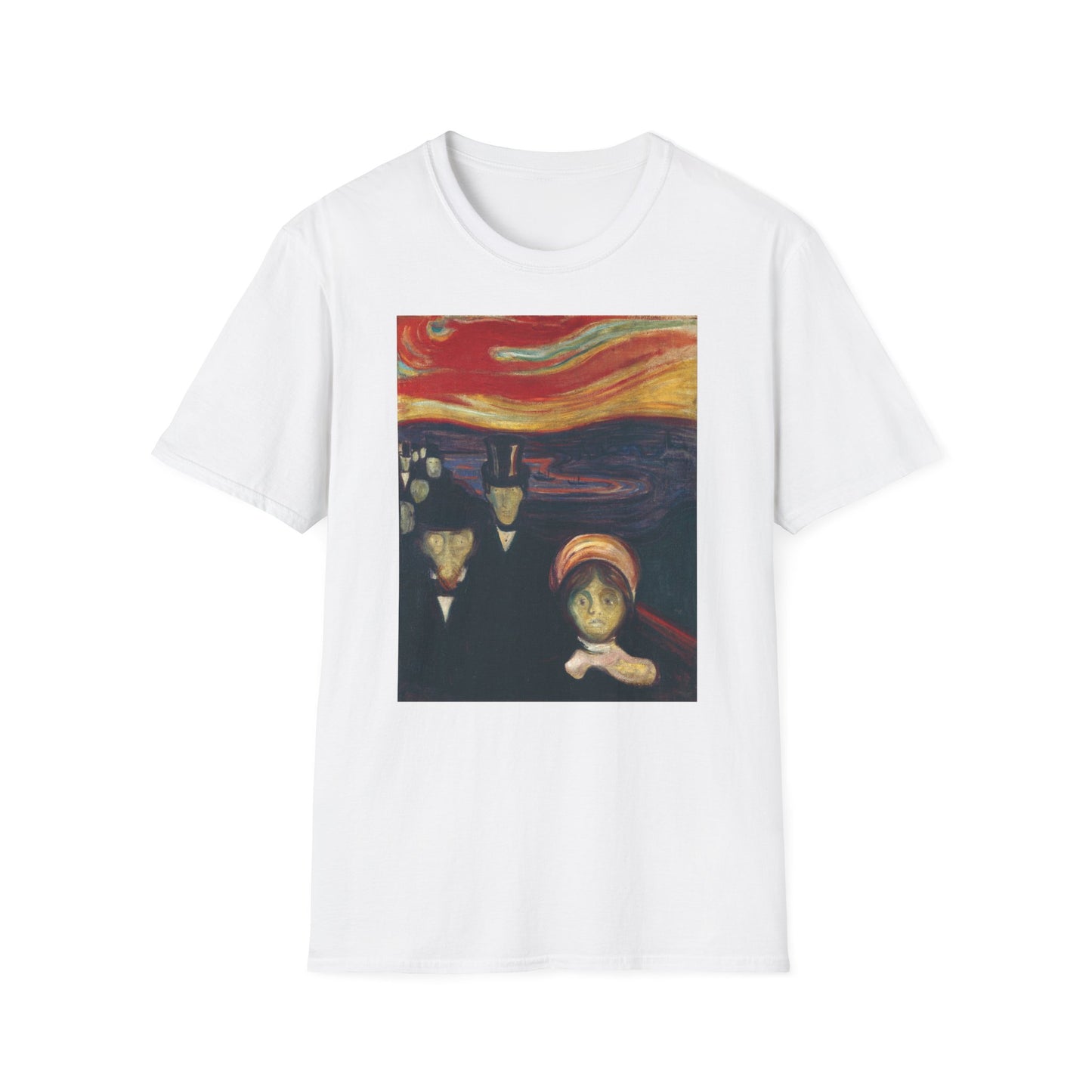 T-skjorte ANGST Edvard Munch