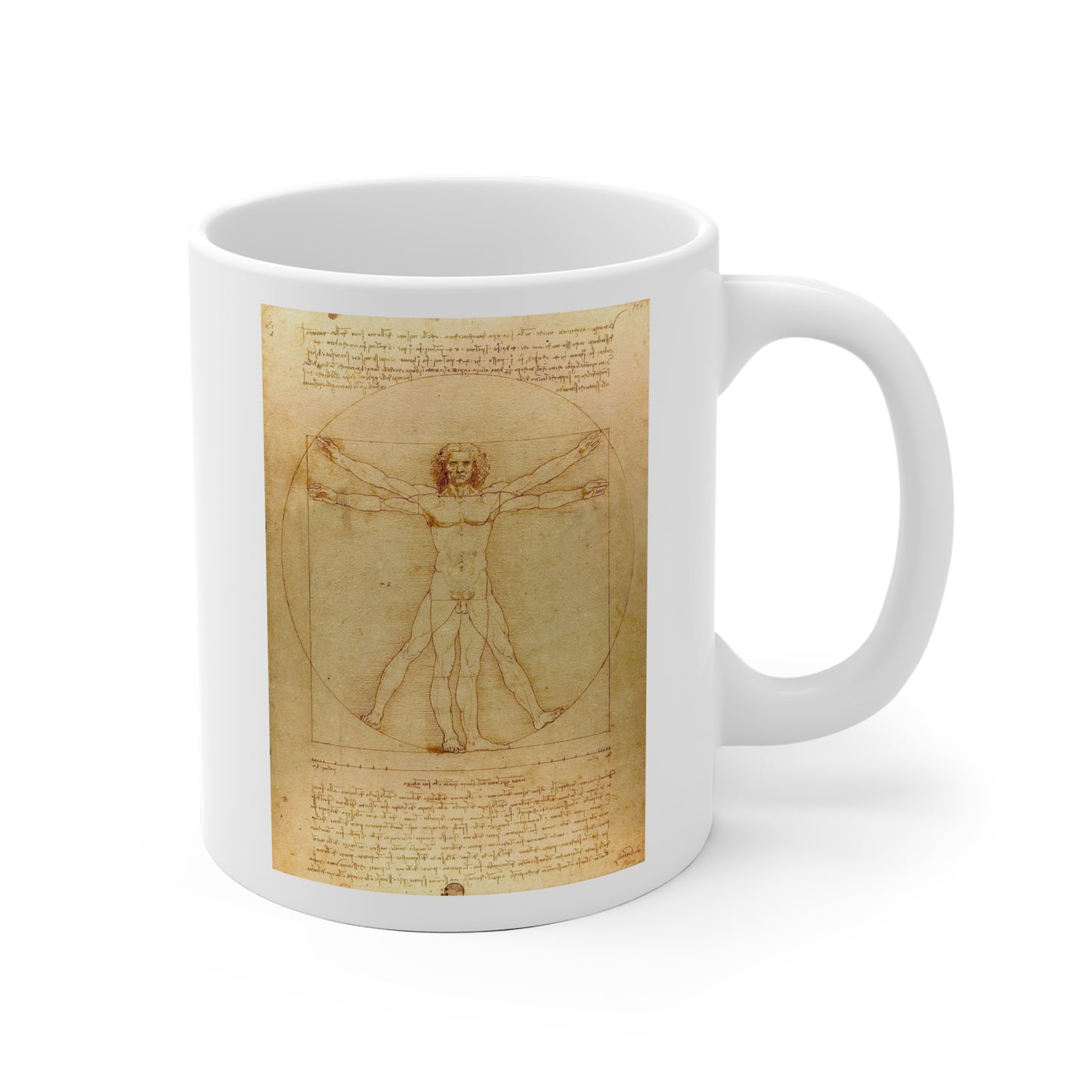 Kaffekopp VITRUVISKE MANN Leonardo da Vinci