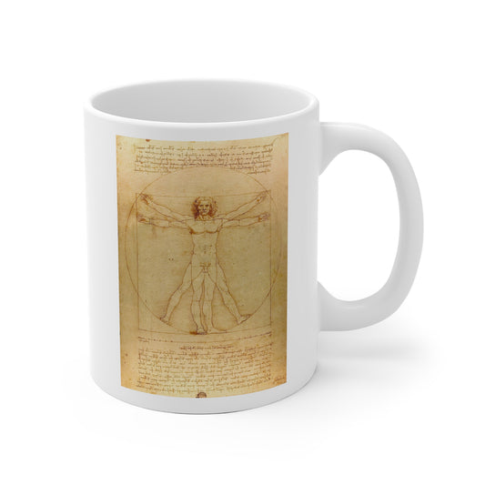 Kaffekopp VITRUVISKE MANN Leonardo da Vinci