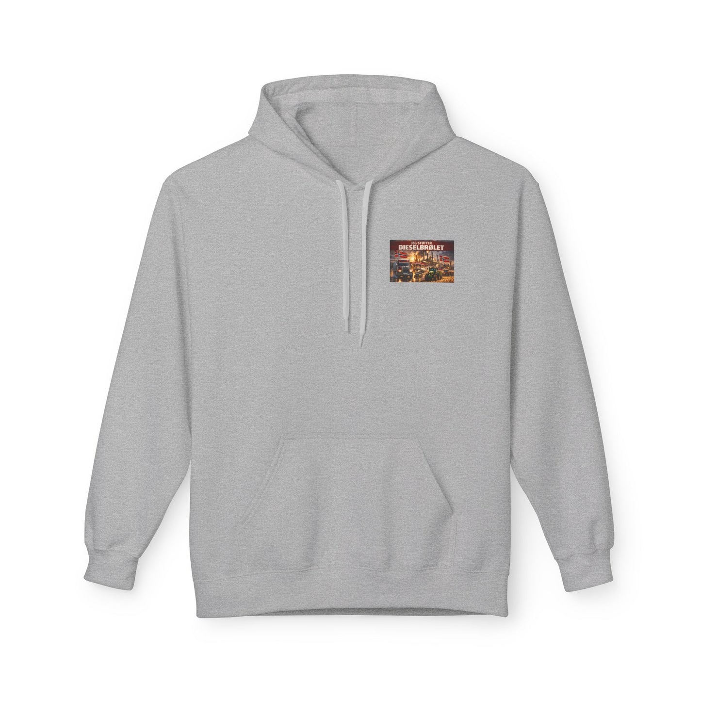 Hoodie DIESELBRØLET liten logo unisex