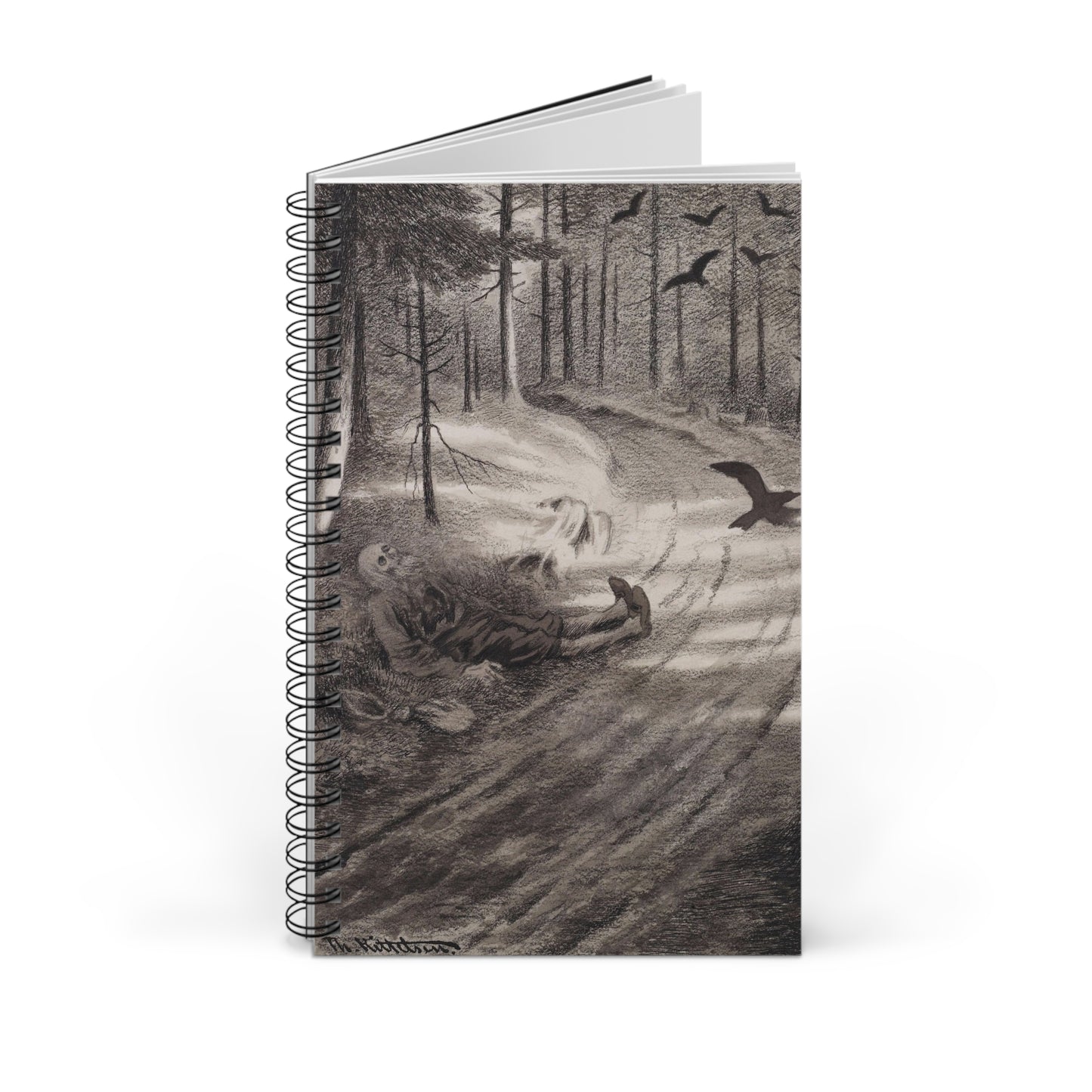 Notatbok FATTIGMANNEN Theodor Kittelsen