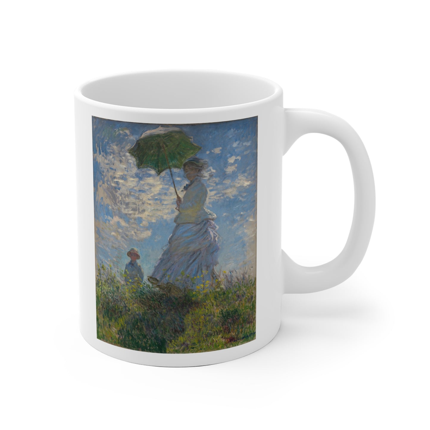 Kaffekopp KVINNE MED PARASOLL Claude Monet