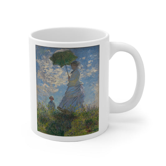 Kaffekopp KVINNE MED PARASOLL Claude Monet