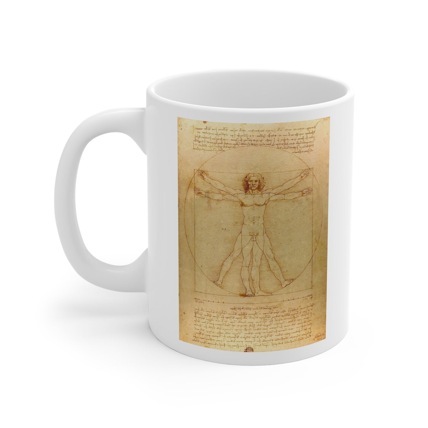 Kaffekopp VITRUVISKE MANN Leonardo da Vinci