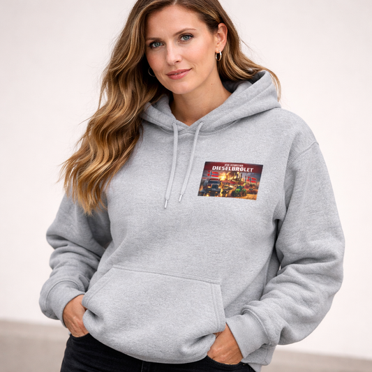 Hoodie DIESELBRØLET liten logo unisex