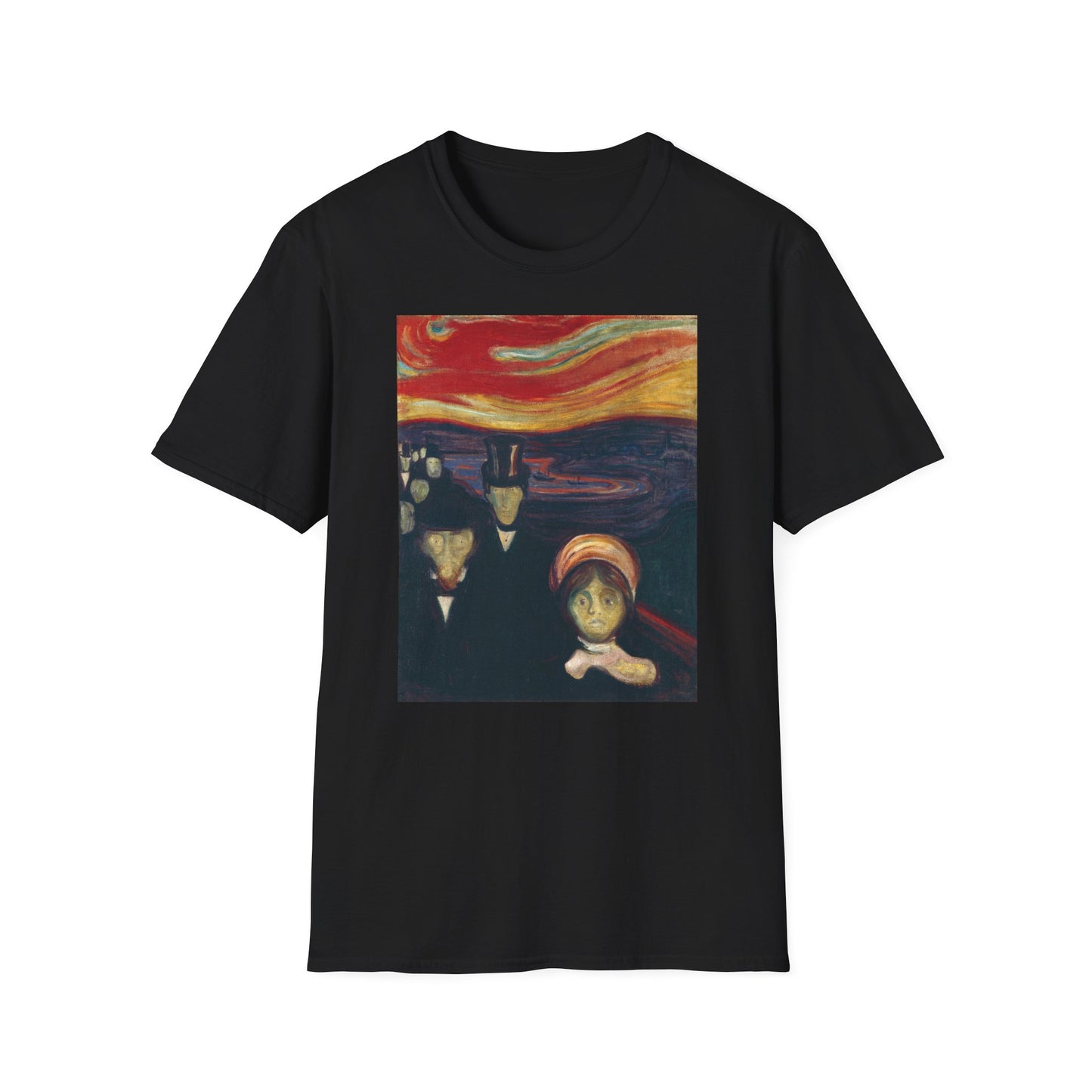 T-skjorte ANGST Edvard Munch
