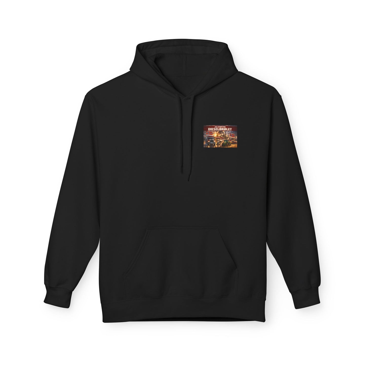 Hoodie DIESELBRØLET liten logo unisex