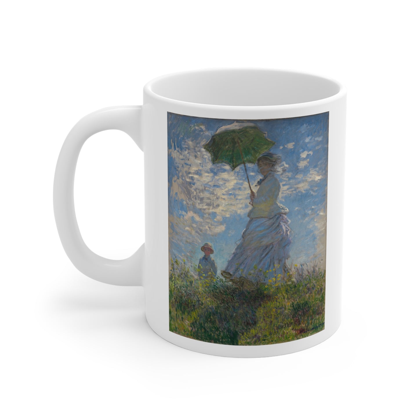 Kaffekopp KVINNE MED PARASOLL Claude Monet