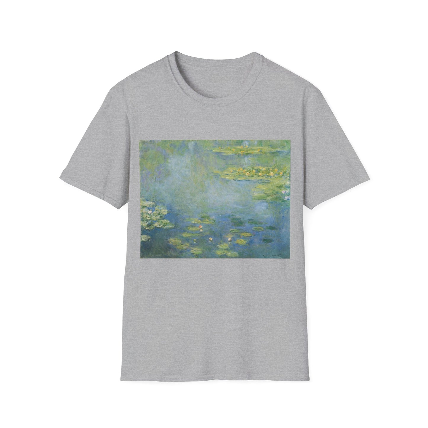 T-skjorte VANNLILJER Claude Monet
